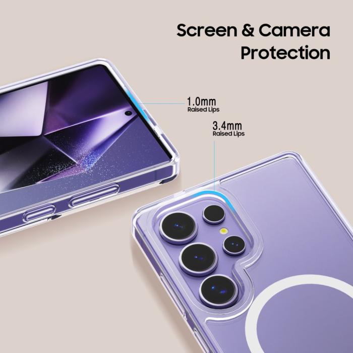 Bild 3, Tech-Protect Galaxy S25 Ultra Skal MagSafe FlexAir Hybrid Transparent