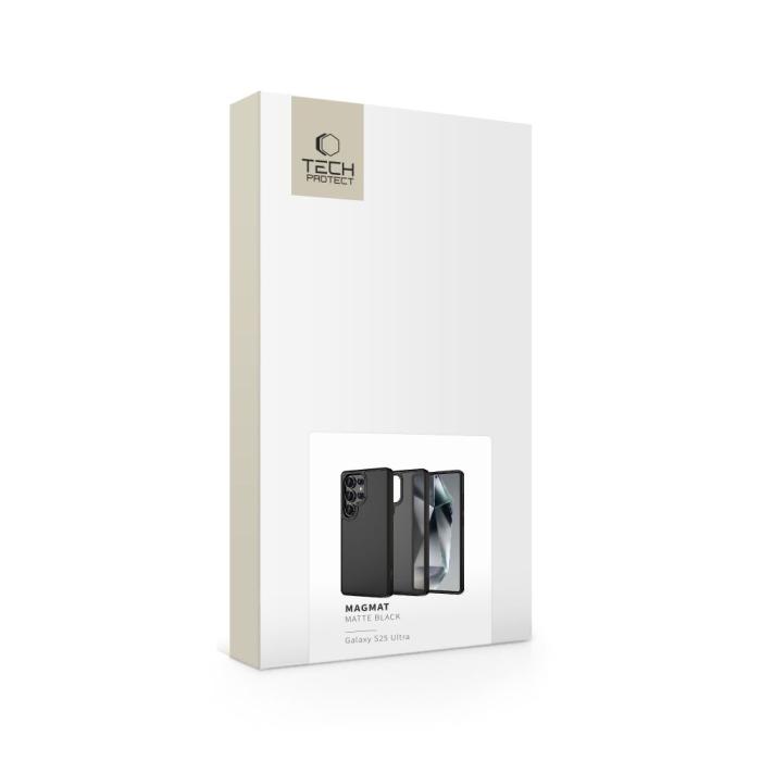 Bild 2, Tech-Protect Galaxy S25 Ultra Skal MagMat Matt Svart