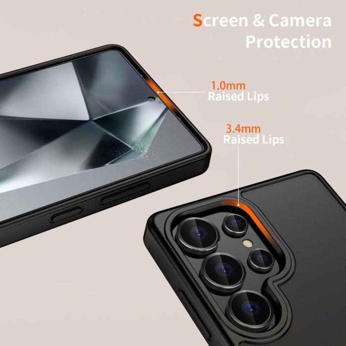 Bild 3, Tech-Protect Galaxy S25 Ultra Skal MagMat Matt Svart