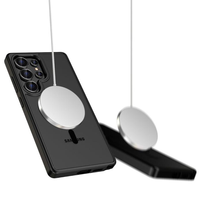 Bild 5, Tech-Protect Galaxy S25 Ultra Skal MagSafe MagMat Matt Svart