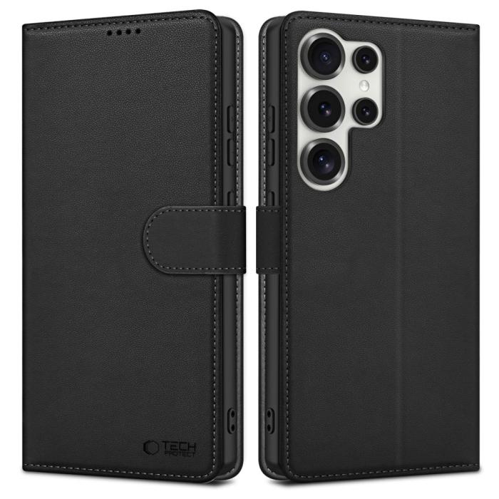 Bild 1, Tech-Protect Galaxy S25 Ultra Fodral Läder Svart