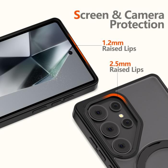 Bild 4, Tech-Protect Galaxy S25 Ultra Skal MagSafe MagRing Matt Svart