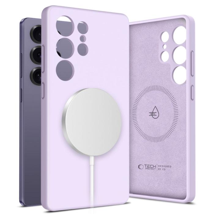 Bild 1, Tech-Protect Galaxy S25 Ultra Skal MagSafe Liquid Silicone Mauve