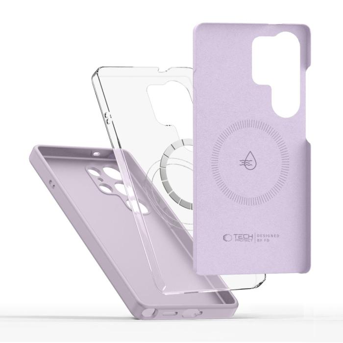 Bild 2, Tech-Protect Galaxy S25 Ultra Skal MagSafe Liquid Silicone Mauve