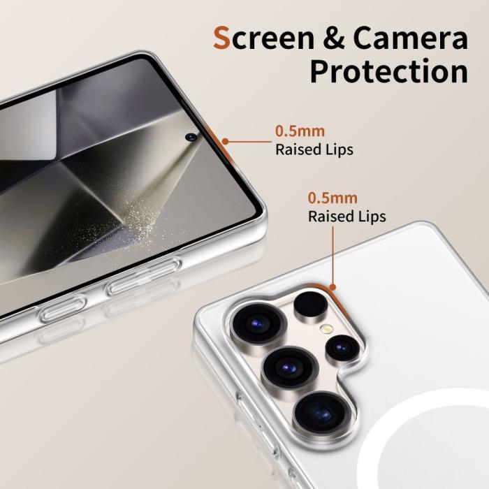 Bild 3, Tech-Protect Galaxy S25 Ultra Skal MagSafe MagSlim Matt Vit