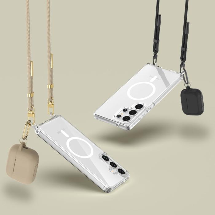 Bild 4, Tech-Protect Galaxy S25 Ultra Skal MagSafe FlexAir Chain Svart/Taupe