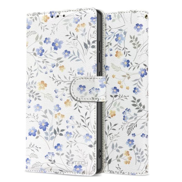 Bild 5, Tech-Protect Galaxy S25 Ultra Fodral Läder Spring Flowers