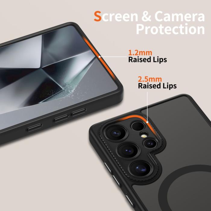 Bild 4, Tech-Protect Galaxy S25 Ultra Skal MagSafe MagCam Matt Svart