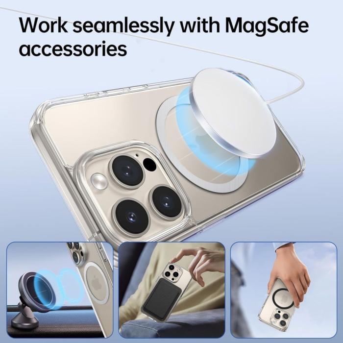 Bild 6, Tech-Protect 2-PACK Magnetisk MagSafe Ring Silver/Svart