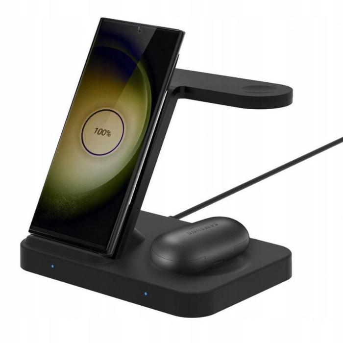 Bild 4, Tech-Protect 3in1 15W Trådlös Laddare Android/Apple Svart