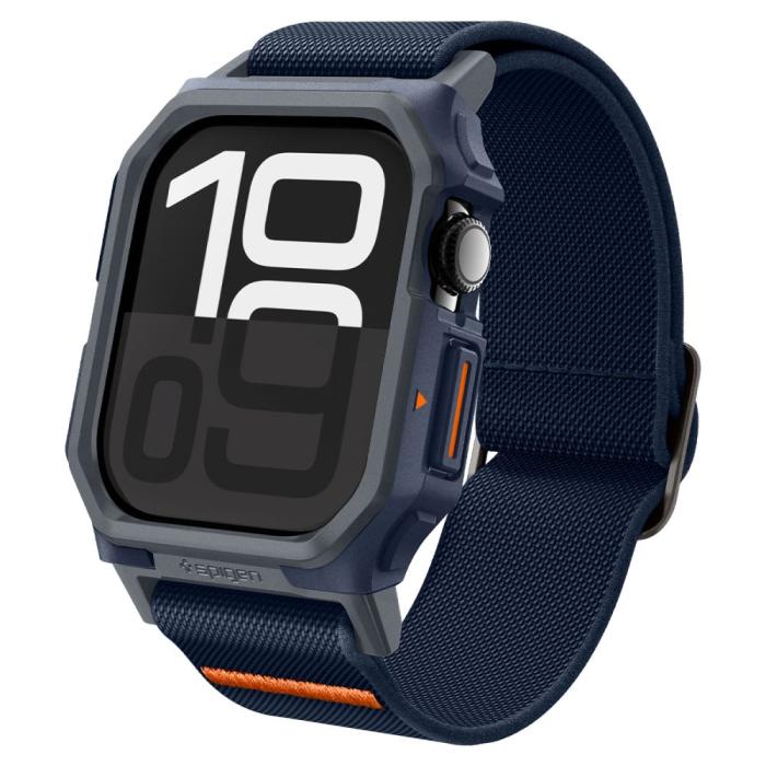 Bild 1, Spigen Apple Watch 10 (46 mm) Skal/Armband Lite Fit 'Pro' Navy Blue