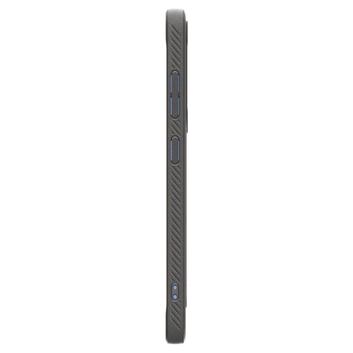 Bild 5, Spigen Galaxy S25 Skal MagSafe Rugged Armor Marble Grey