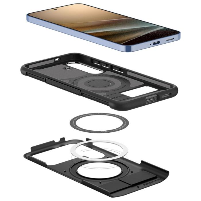 Bild 6, Spigen Galaxy S25 Skal MagSafe Slim Armor Svart