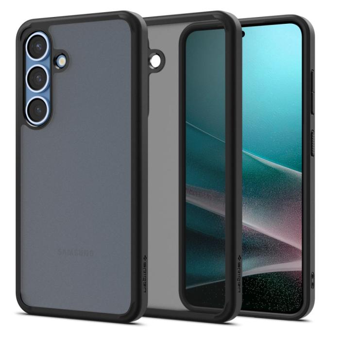 Bild 1, Spigen Galaxy S25 Skal Ultra Hybrid Frostad Svart