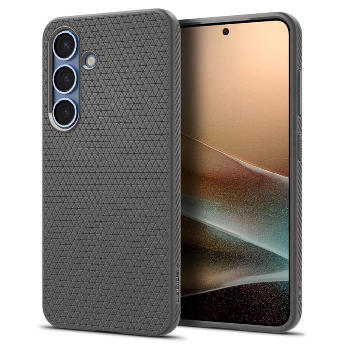 Bild 1, Spigen Galaxy S25 Plus Skal Liquid Air Marble Grey