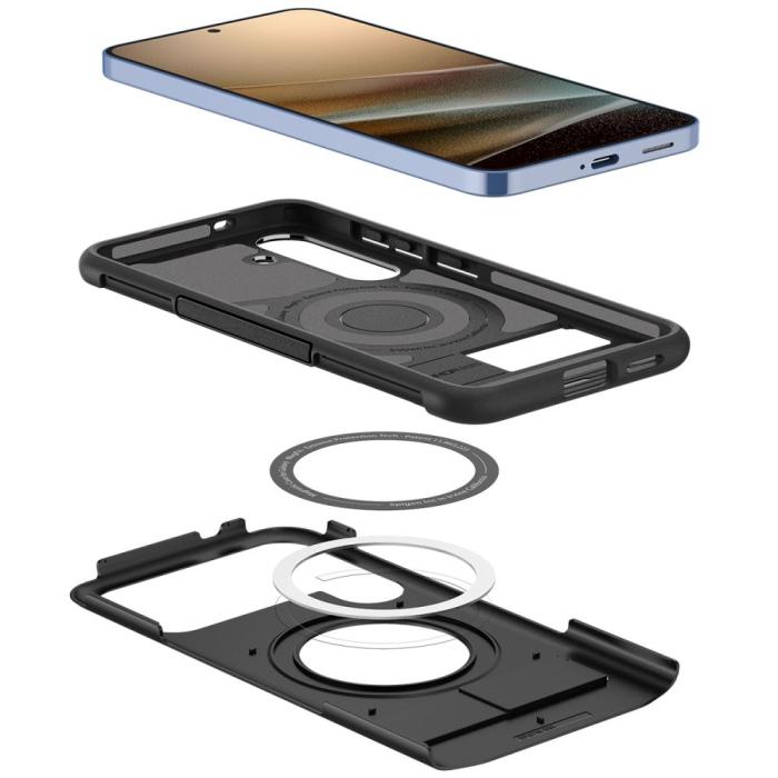 Bild 6, Spigen Galaxy S25 Plus Skal MagSafe Slim Armor Svart
