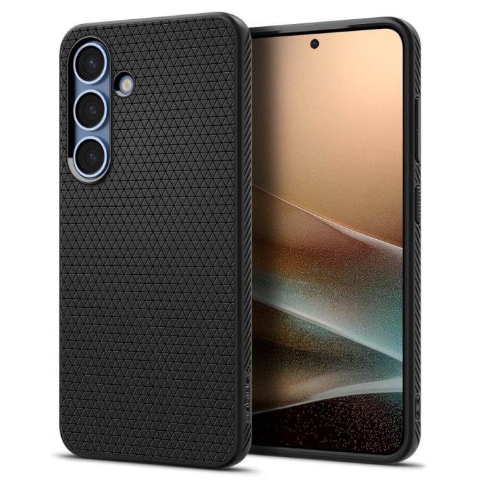 Bild 1, Spigen Galaxy S25 Skal Liquid Air Matt Svart