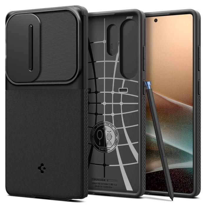Bild 1, Spigen Galaxy S25 Ultra Skal Optik Armor Svart