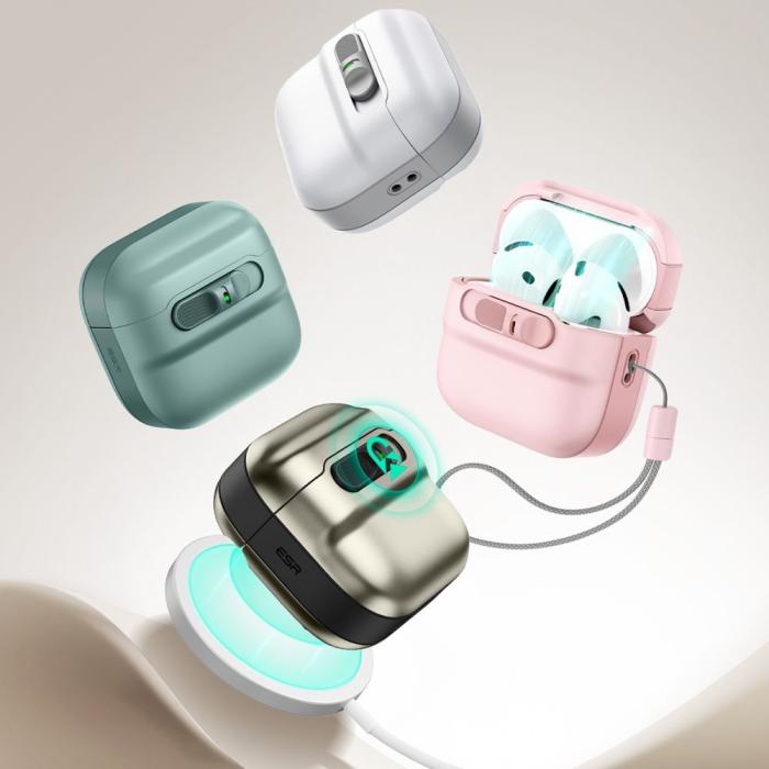 Bild 3, ESR AirPods 4 Skal MagSafe Pulse HaloLock Rosa