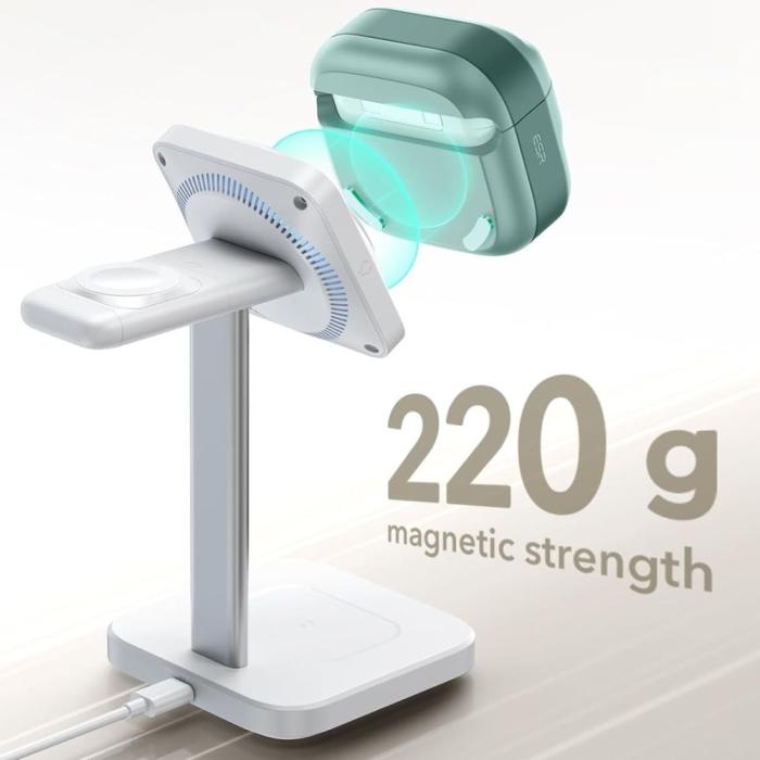 Bild 5, ESR AirPods 4 Skal MagSafe Pulse HaloLock Grön