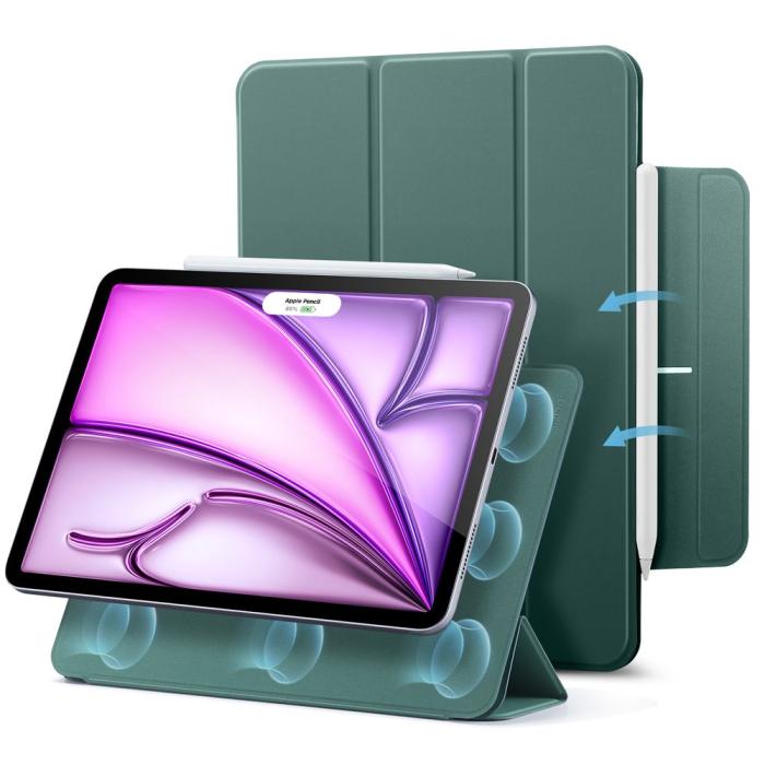 Bild 1, ESR iPad Air 13 2025/2024/Pro 12.9 2022-2020 Fodral 2in1 Magnet
