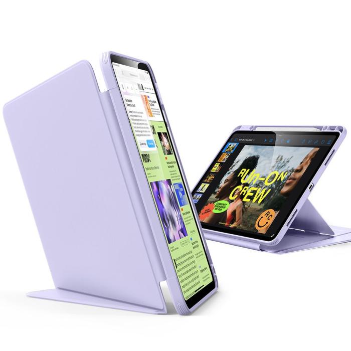 Bild 1, ESR iPad Air 13 2025 / 2024 Fodral Flip Hybrid Lila