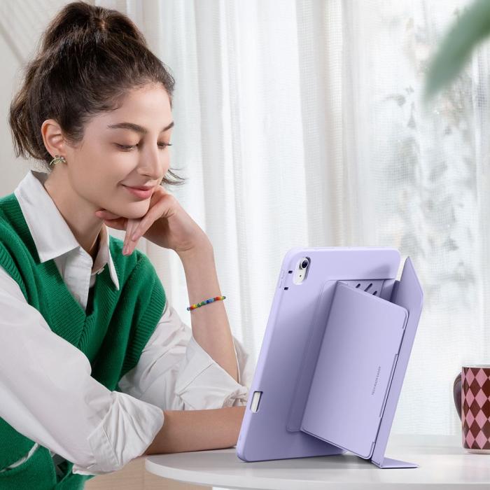 Bild 5, ESR iPad Air 13 2025 / 2024 Fodral Flip Hybrid Lila