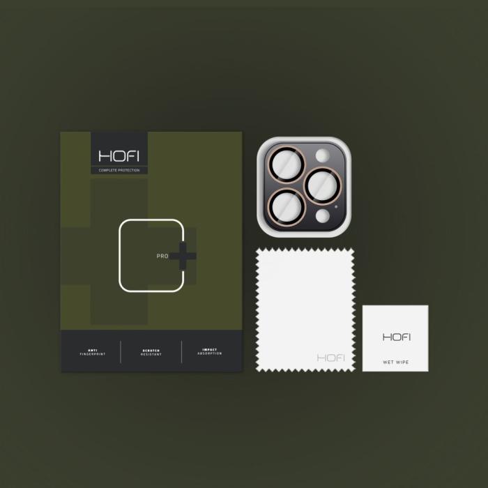 Bild 2, HOFI iPhone 16 Pro / 16 Pro Max Linsskydd CamRing Pro+