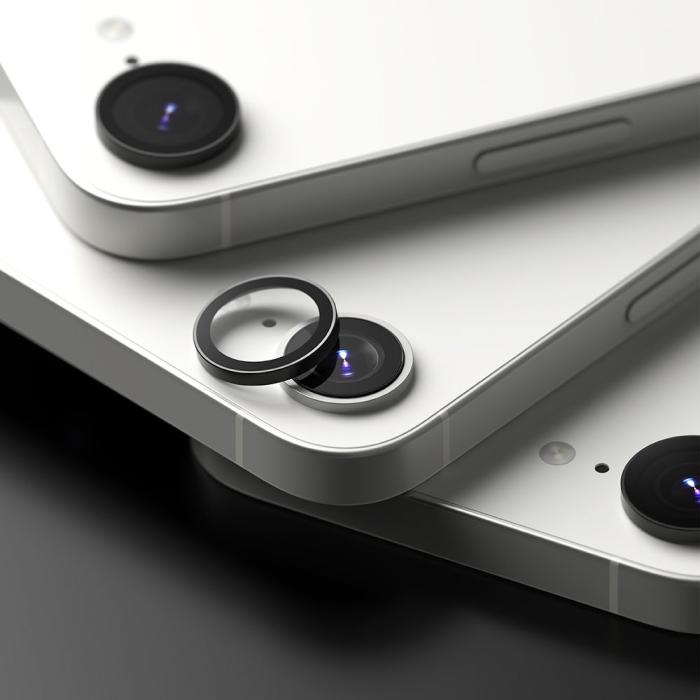 Bild 6, Ringke iPhone 16e 2-PACK Linsskydd Härdat Glas Svart