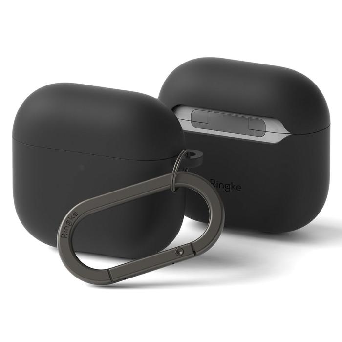 Bild 1, Ringke AirPods 4 Skal Silikon Svart