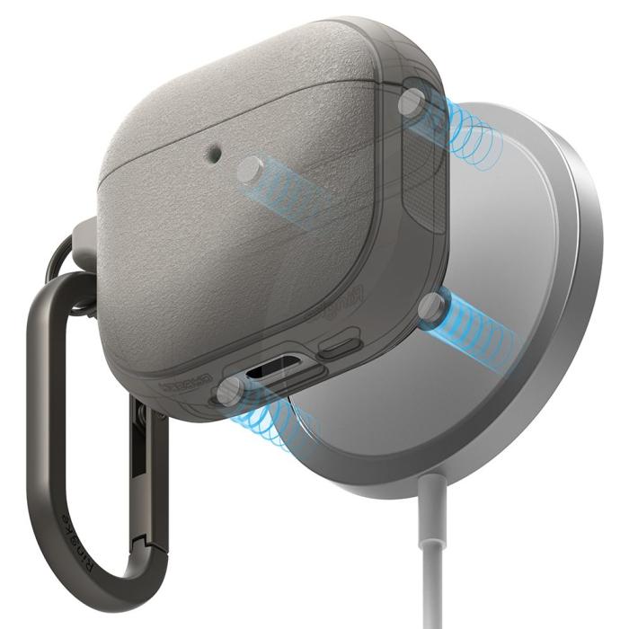 Bild 3, Ringke AirPods 4 Skal MagSafe Onyx Warm Grey