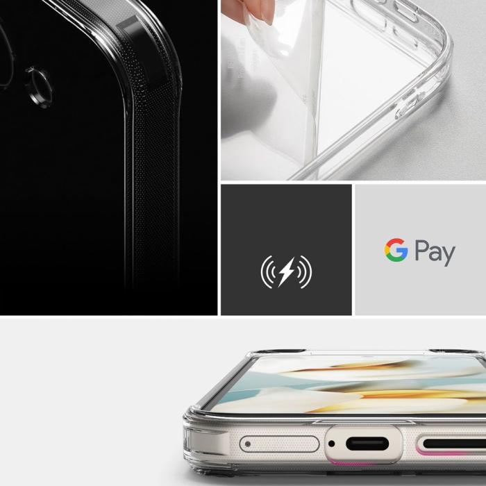 Bild 5, Ringke Google Pixel 9a Skal Fusion Transparent