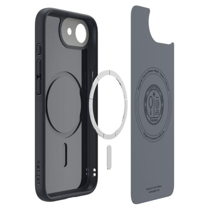 Bild 6, Spigen iPhone 16e Skal MagSafe Mag NanoPop Black Sesame