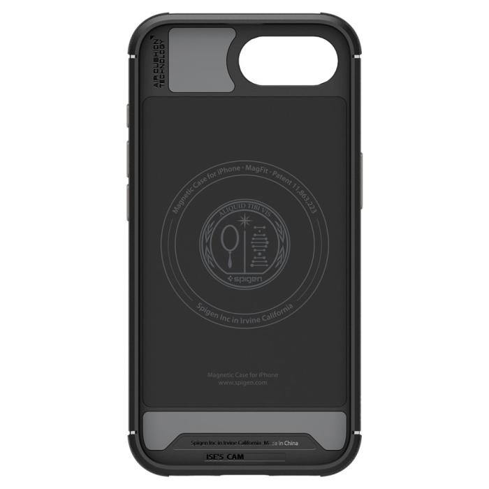 Bild 3, Spigen iPhone 16e Skal MagSafe Mag Core Armor Matt Svart