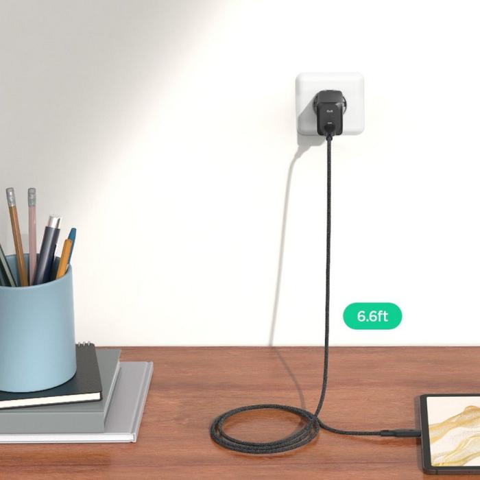 Bild 4, Spigen 65W USB-C Väggladdare Inkl. USB-C-USB-C Kabel ArcStation