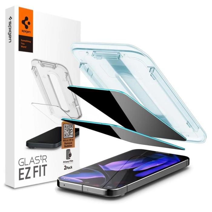 Bild 1, Spigen Google Pixel 9 Pro XL 2-PACK Skärmskydd GLAS.tR 