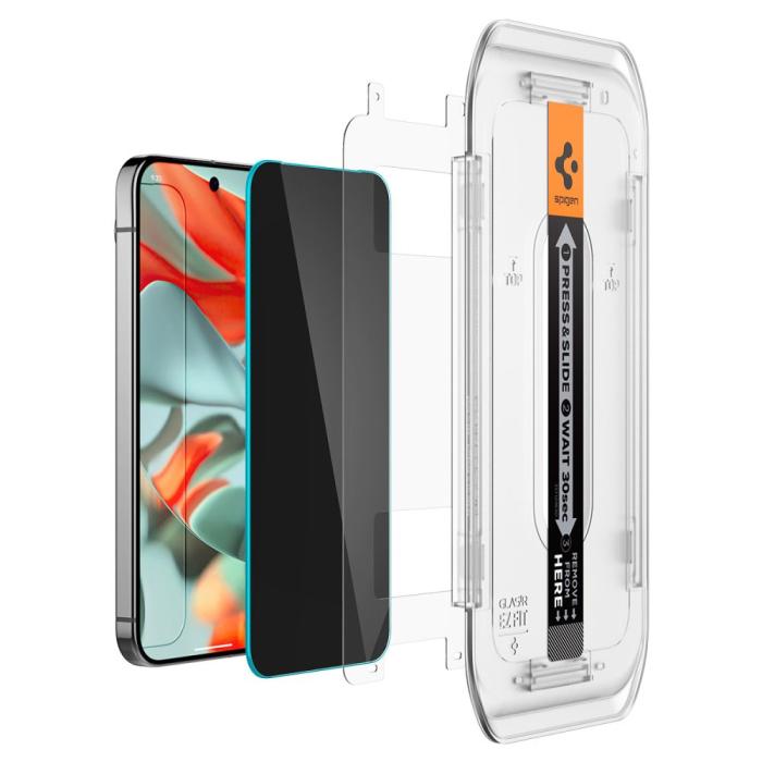 Bild 6, Spigen Google Pixel 9 Pro XL 2-PACK Skärmskydd GLAS.tR 