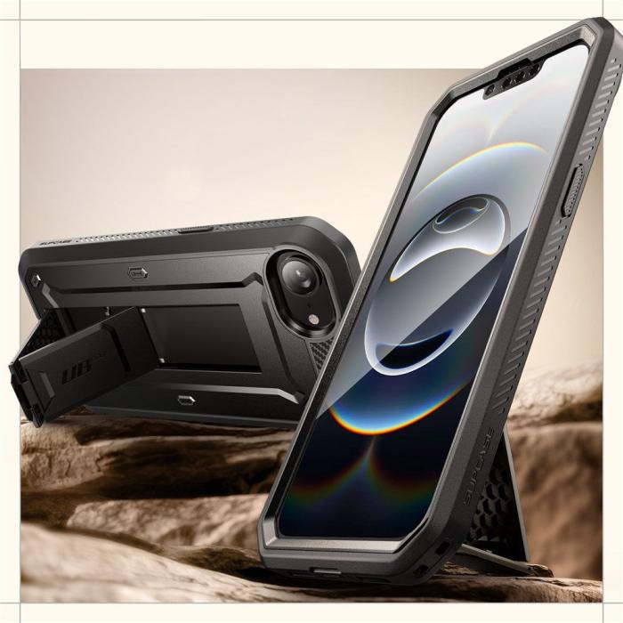 Bild 3, Supcase iPhone 16e Skal Unicorn Beetle Pro Svart