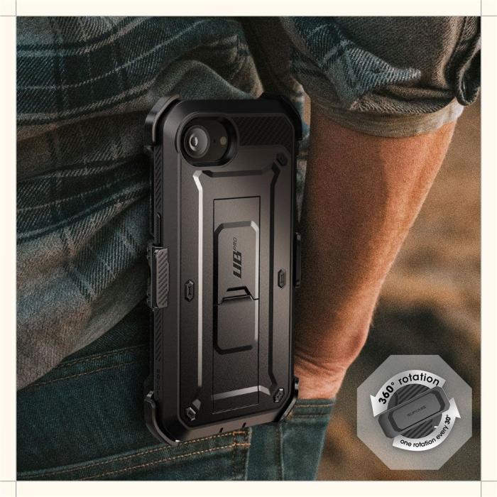 Bild 5, Supcase iPhone 16e Skal Unicorn Beetle Pro Svart