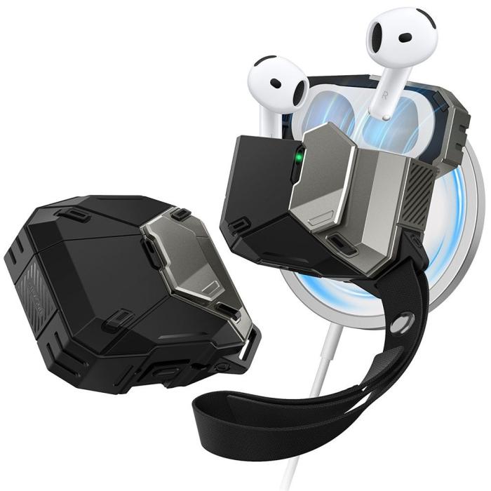 Bild 2, Supcase AirPods 4 Skal Matrix Svart