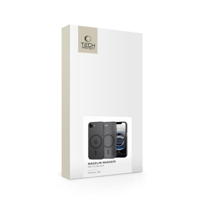 Bild 2, Tech-Protect iPhone 16e Skal MagSafe MagSlim Matte Black