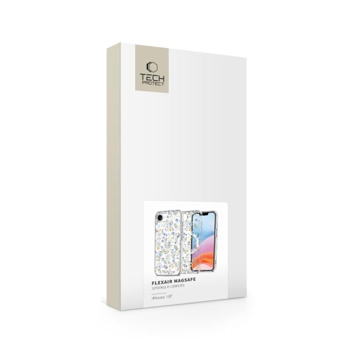 Bild 5, Tech-Protect iPhone 16e Skal MagSafe FlexAir Spring Flowers
