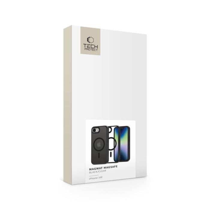 Bild 5, Tech-Protect iPhone 16e Skal MagSafe MagMat Svart/Transparent