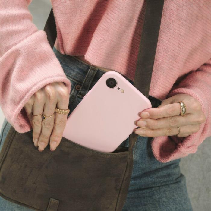 Bild 5, Tech-Protect iPhone 16e Skal MagSafe Liquid Silicone Pink Pearl