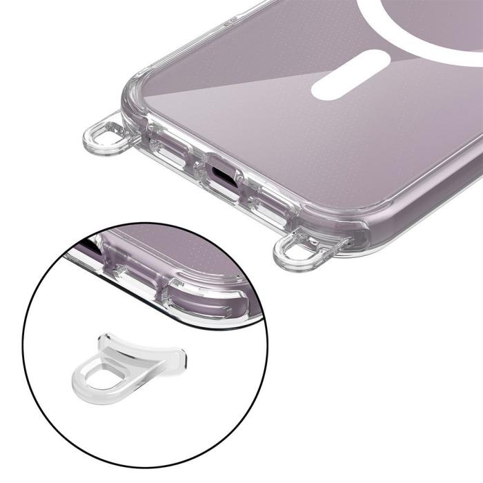 Bild 3, Tech-Protect iPhone 16e Skal MagSafe FlexAir Chain Svart/Taupe