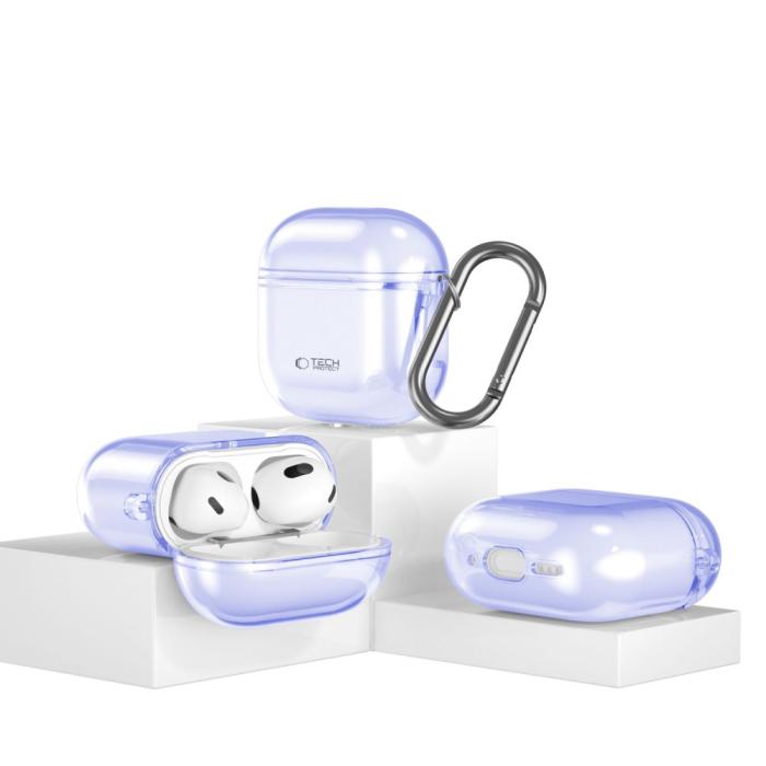 Bild 4, Tech-Protect AirPods 4 Skal FlexAir Violet