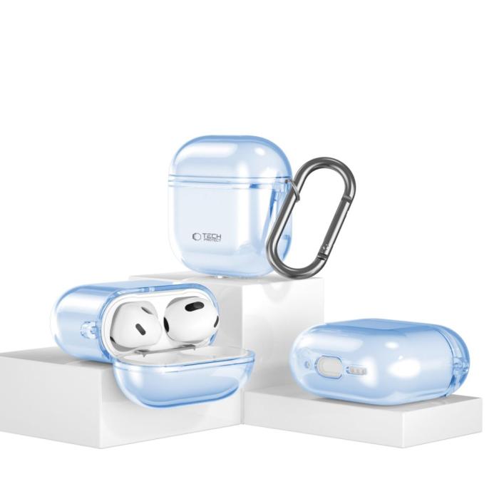 Bild 4, Tech-Protect AirPods 4 Skal FlexAir Baby Blue