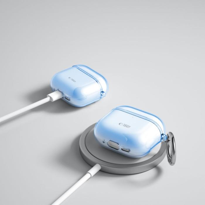 Bild 5, Tech-Protect AirPods 4 Skal FlexAir Baby Blue