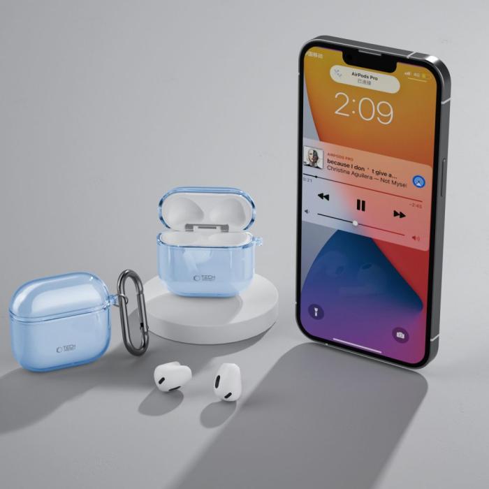 Bild 6, Tech-Protect AirPods 4 Skal FlexAir Baby Blue
