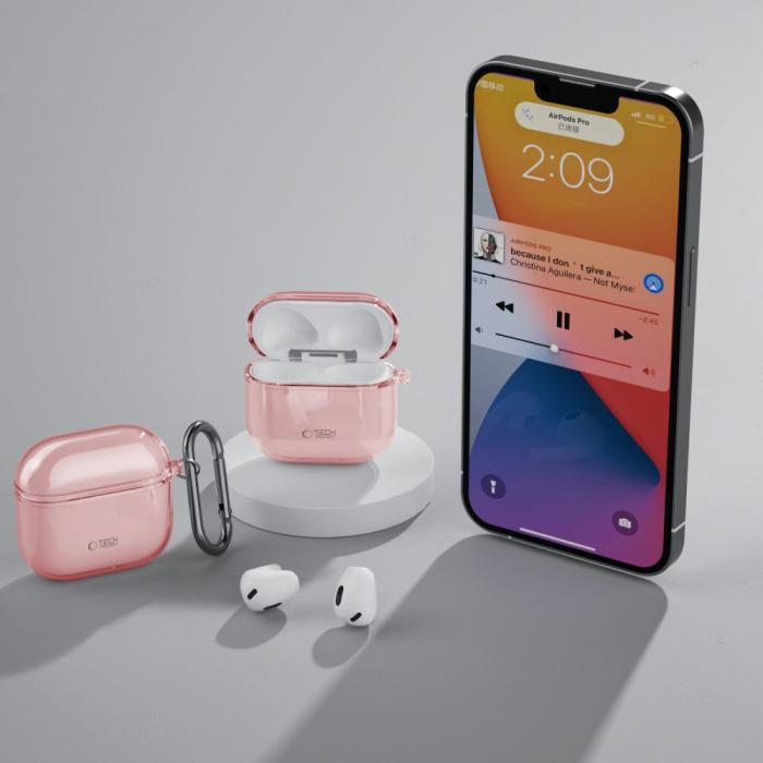 Bild 6, Tech-Protect AirPods 4 Skal FlexAir Baby Pink